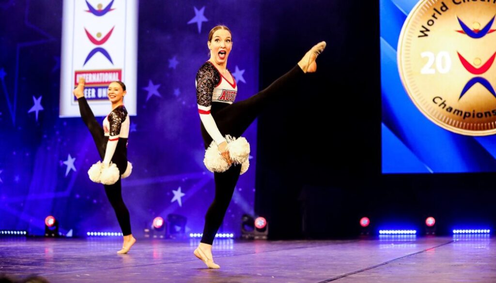 Das Performance Cheer Nationalteam im Semifinale