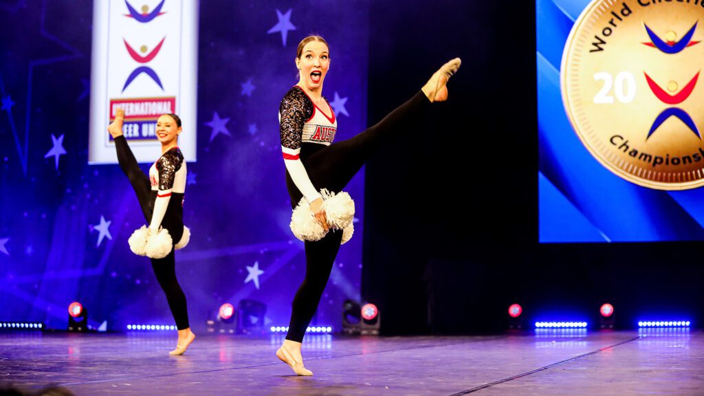 Das Performance Cheer Nationalteam im Semifinale