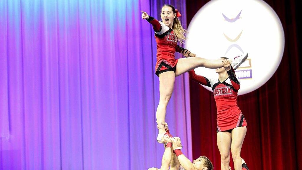 Beim Cheerleading geht's hoch hinaus