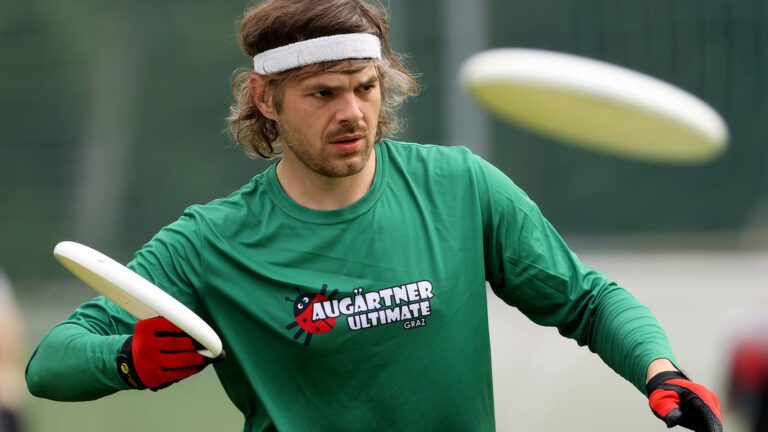 Ein Spieler der Augärtner in Action