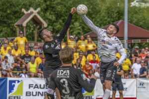 Lukas Eidenhammer (Grieskirchen) vs. Karl Müllehner (Vöcklabruck), Foto Wolfgang Benedik