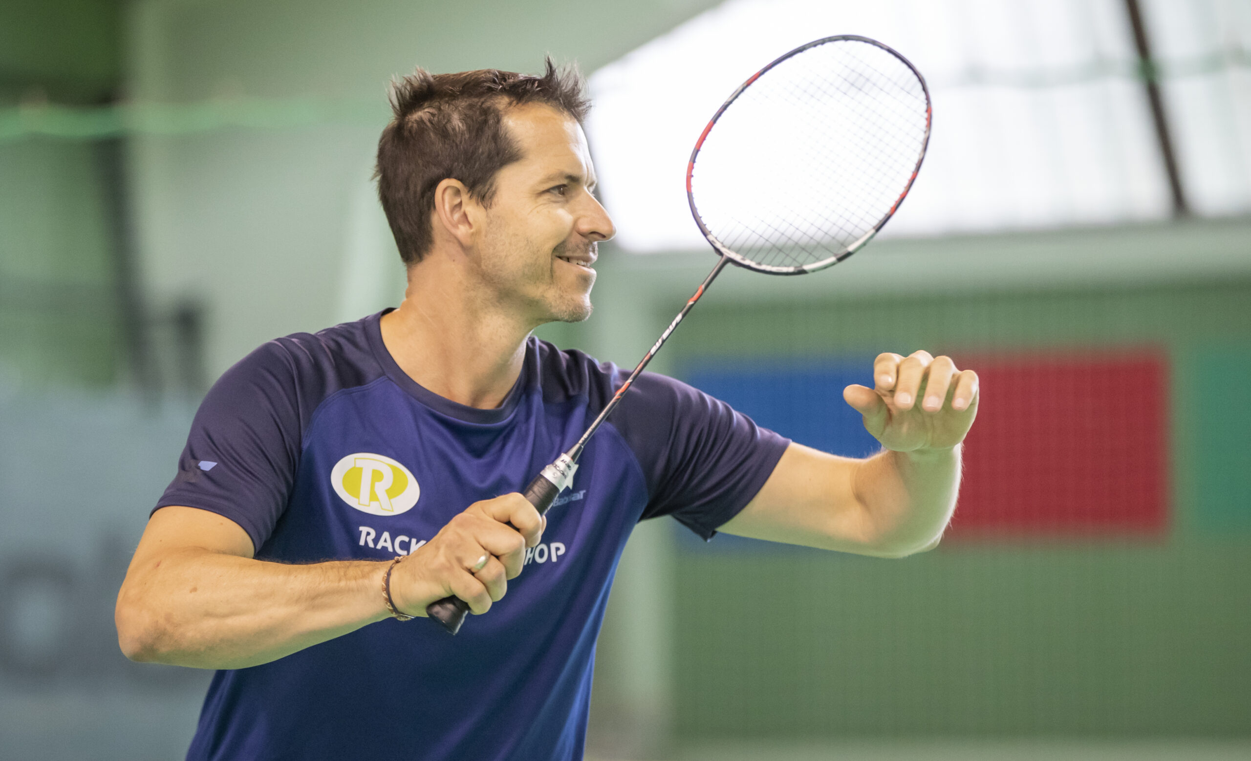 Marcel Weigl spielte in der Badminton-Bundesliga und bis heute in der Racketlon-Bundesliga